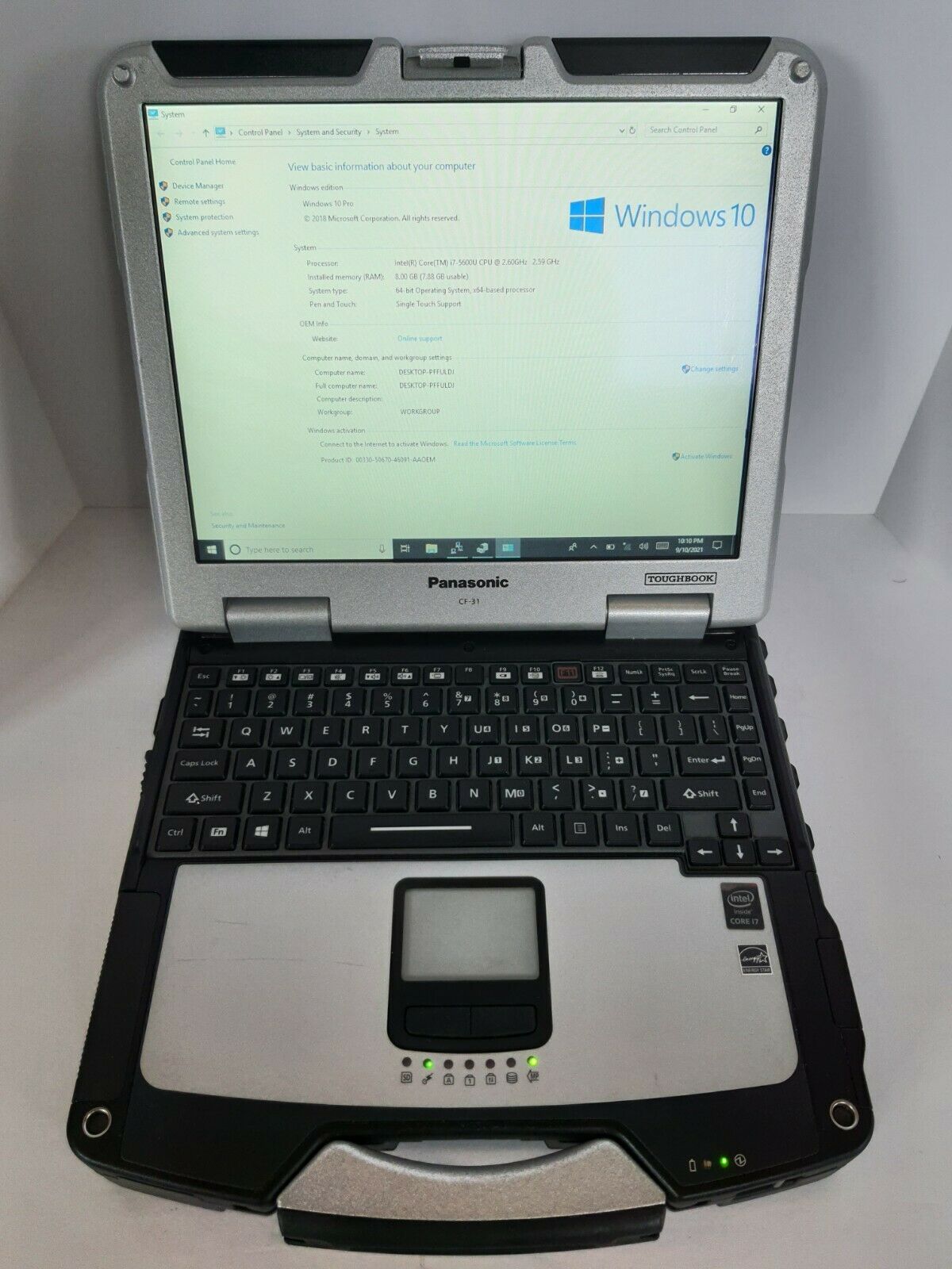 Panasonic Toughbook CF-31 MK5 i7 2.6Ghz Refurbished